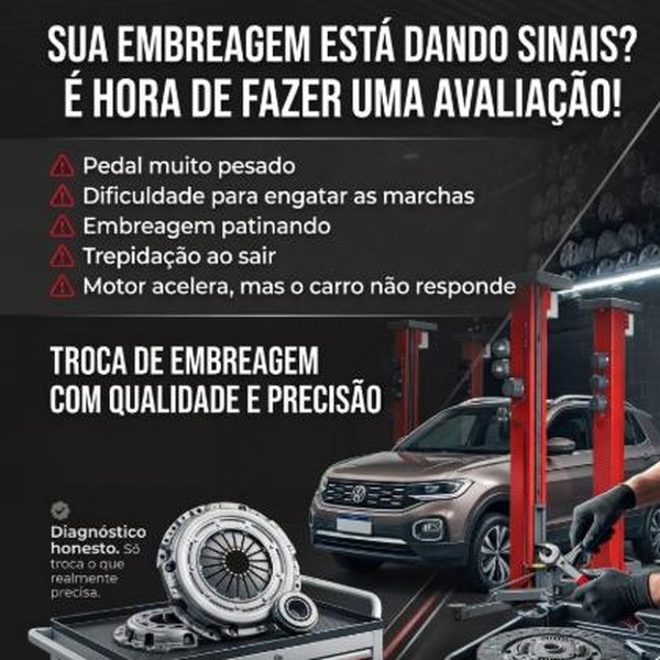 Troca de embreagem na V Car Motors
